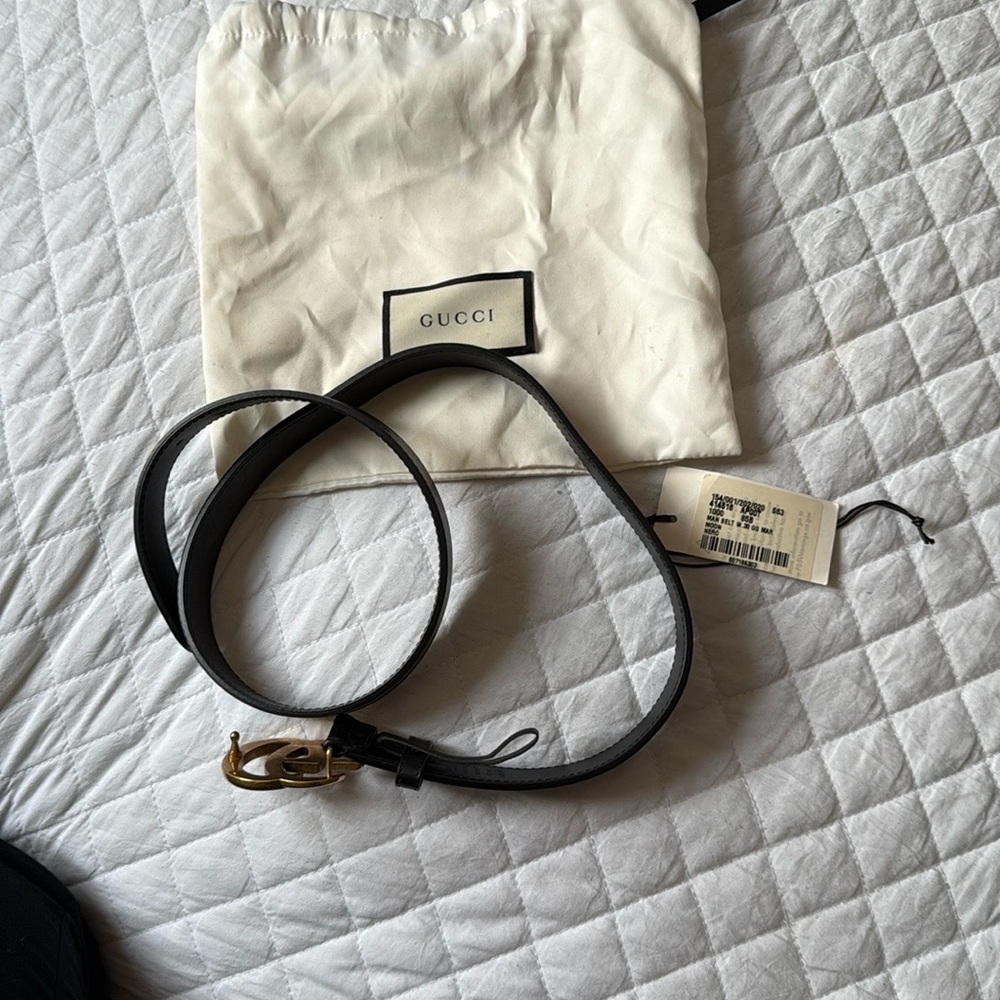 Gucci Black Belt Luxurious Accessory